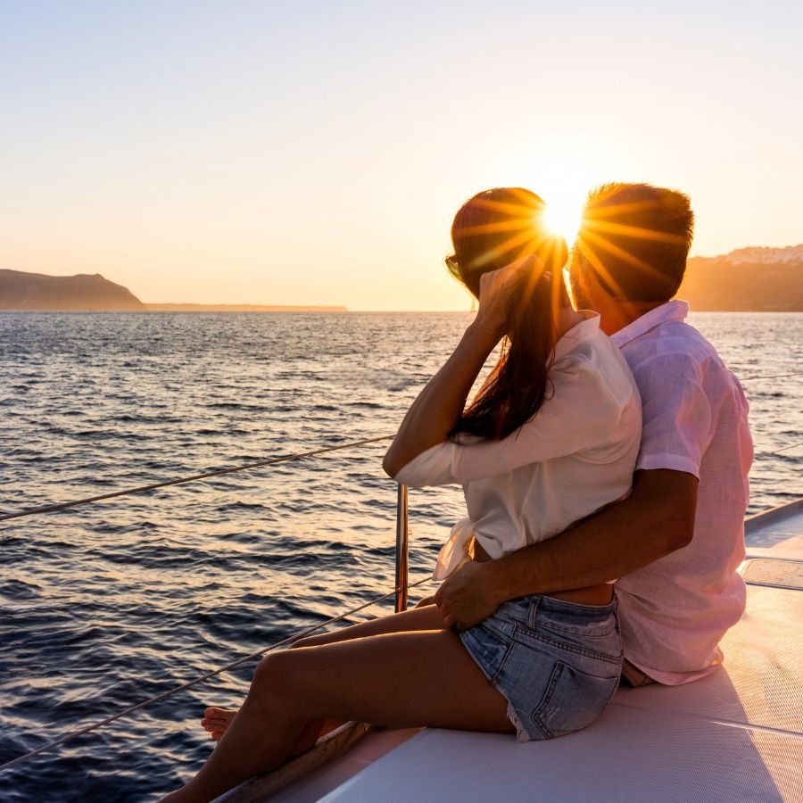 Old Port Yachting Catamaran Santorini Sunset Tours