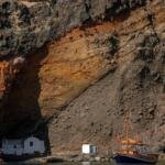 The Little Church is built in the Caldera of Santorini